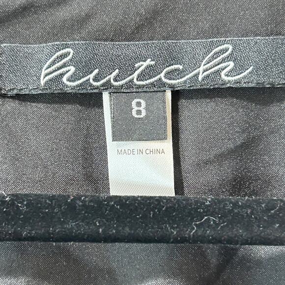 Hutch Modcloth Lets Go Boho Tiered Maxi Dress Brown Black Belted Women's 8 NWT - Picture 2 of 13